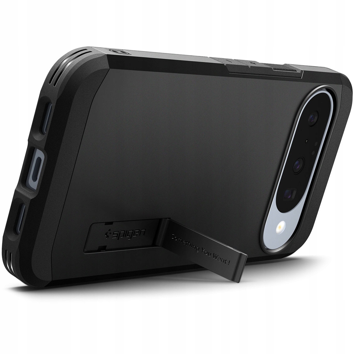 Pouzdro Spigen pro Pixel 10/Pro, pancéřové, odolné, s magnetickou nožkou