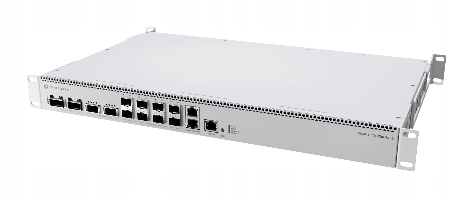 Net Prepínač 8PORT SFP56/CRS8128DS-2DQ-2DDQ-RM Mikrotik