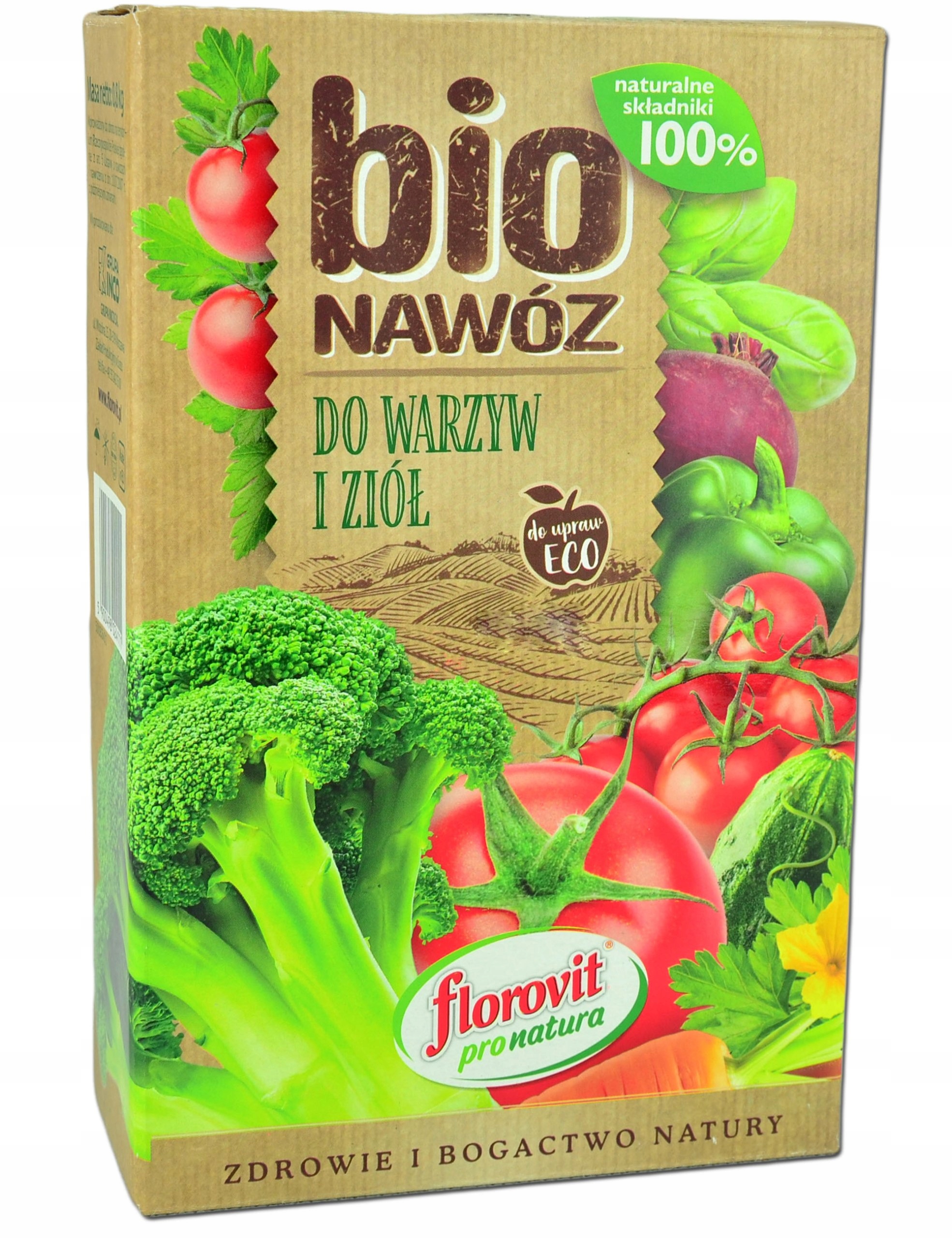 

Florovit Pro Natura Bio Nawóz do Warzyw Ziół 0,8kg