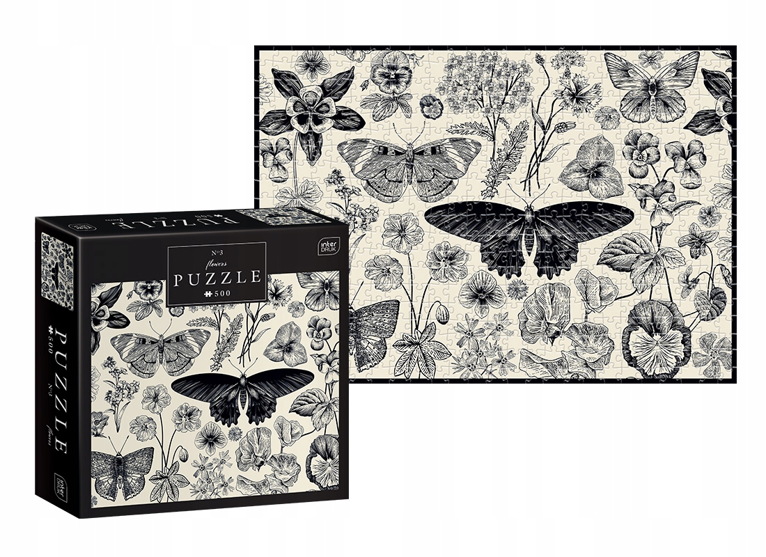 

Puzzle 500 elementów Flowers 3 Interdruk