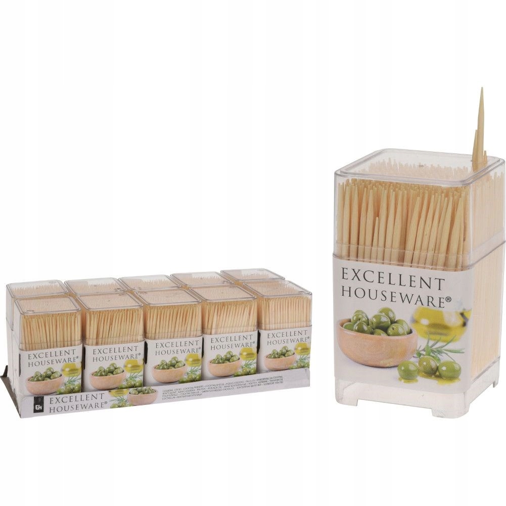 WYKAŁACZKI BAMBUSOWE PATYCZKI x450 DO ZĘBÓW I KORECZKÓW 6,5CM NA PRZYJĘCIA EAN (GTIN) 5903822680939