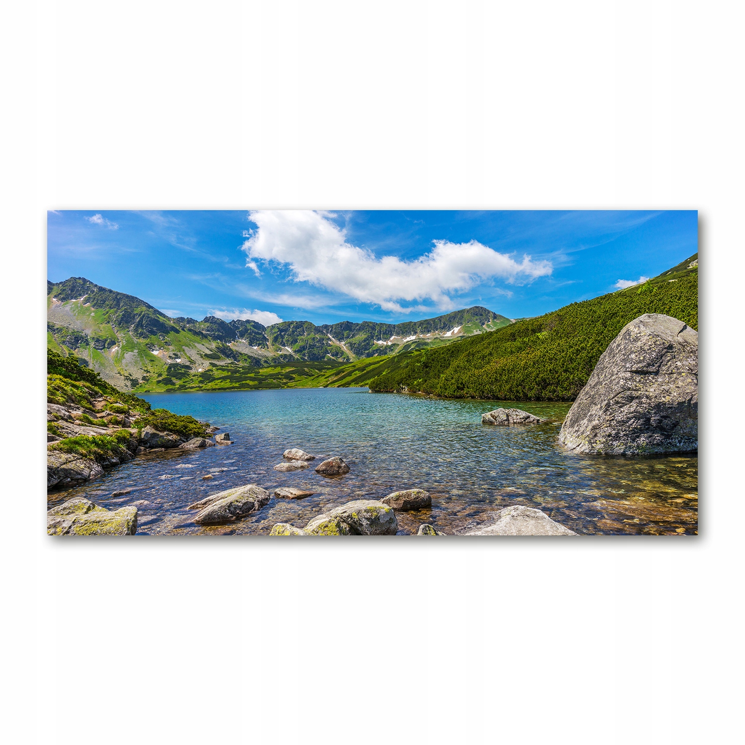 

Foto obraz akryl zdjęcie Dolina Tatry 120X60 cm