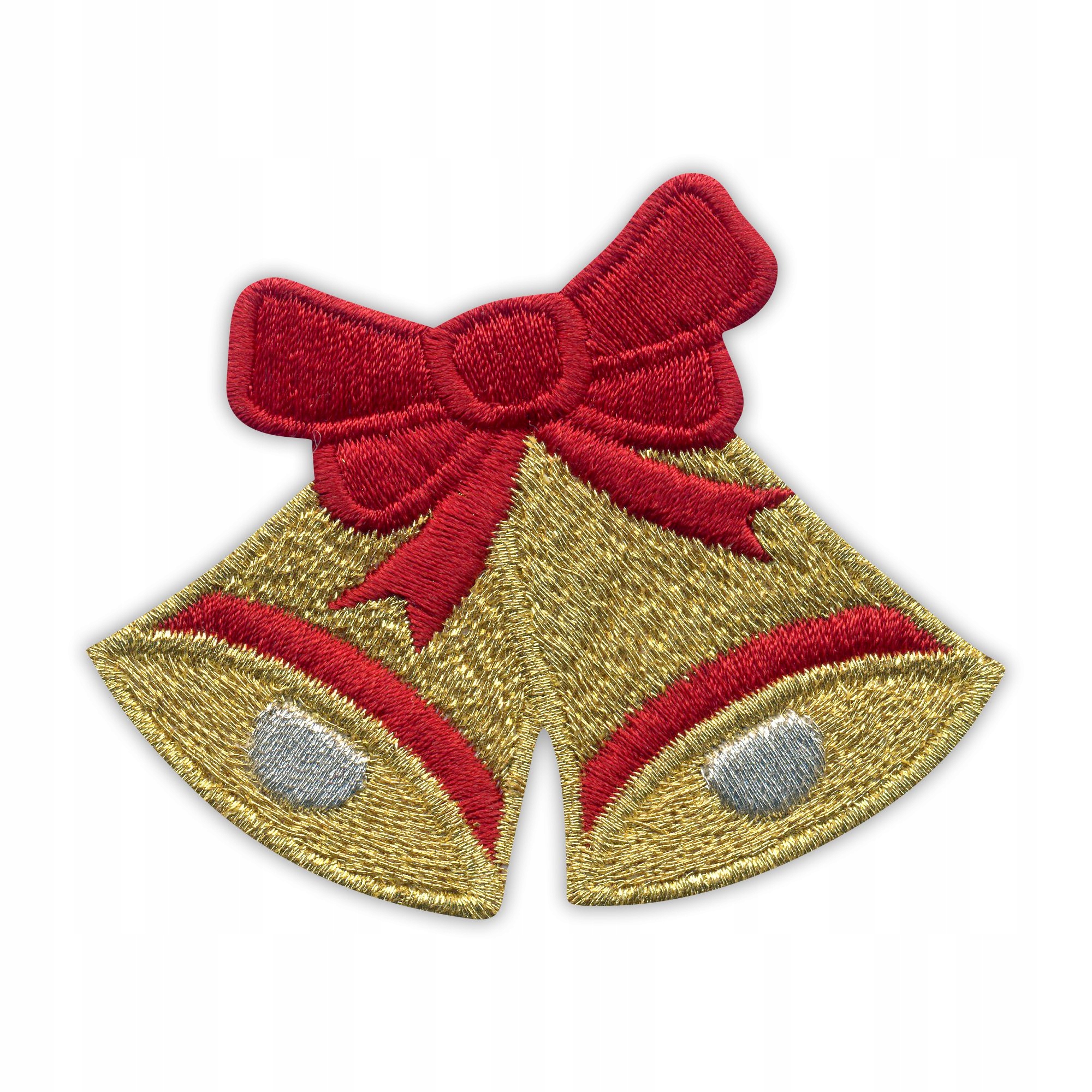 

Naszywka Złote Świąteczne Dzwonki, dzwonek Haft