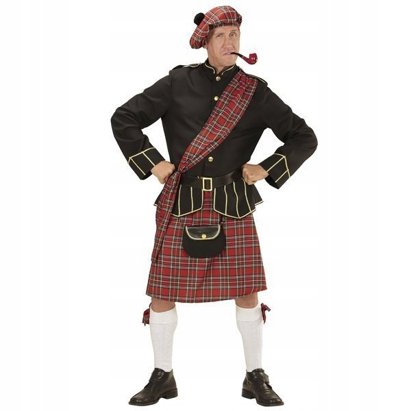 Kostým Skot Skotská Mříž Převlek Karneval S