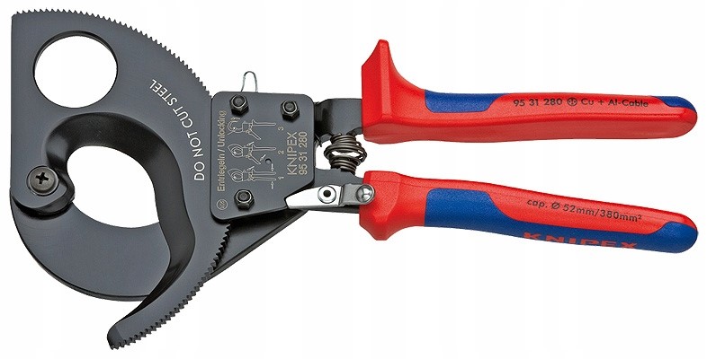 Knipex 95 31 280 Robustné nožnice na káblové káble