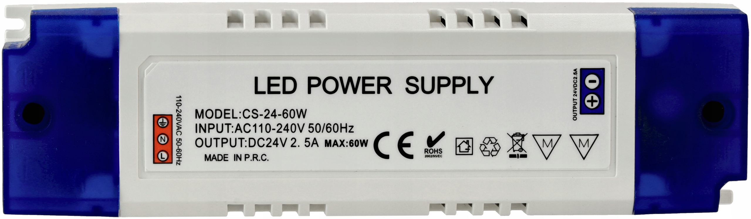 ZASILACZ LED 24V MEBLOWY 2,5A 60W DO TAŚMA TAŚMY LED Transformator Typ zasilacz