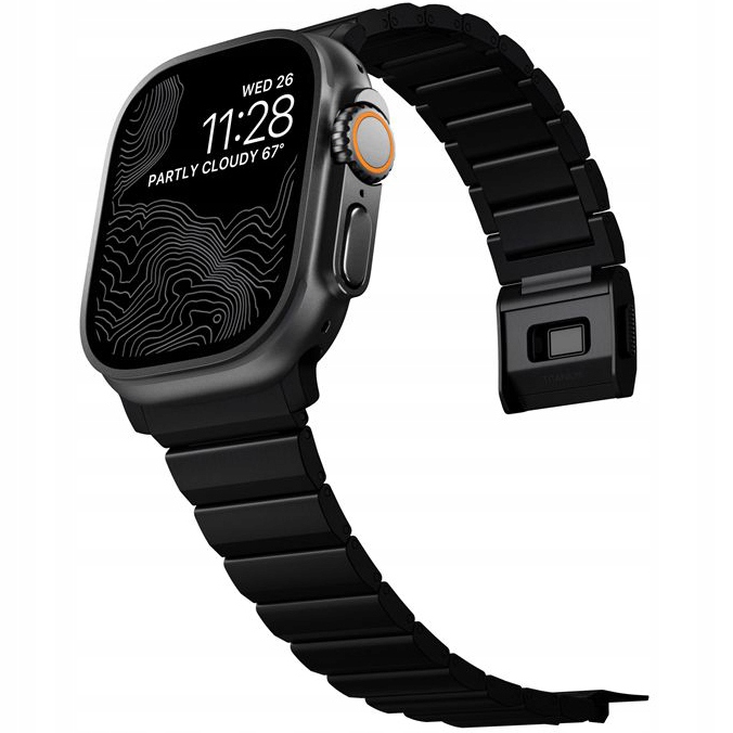Titánový náramok Nomad pre Apple Watch 49/46/45/44, odolná oceľ
