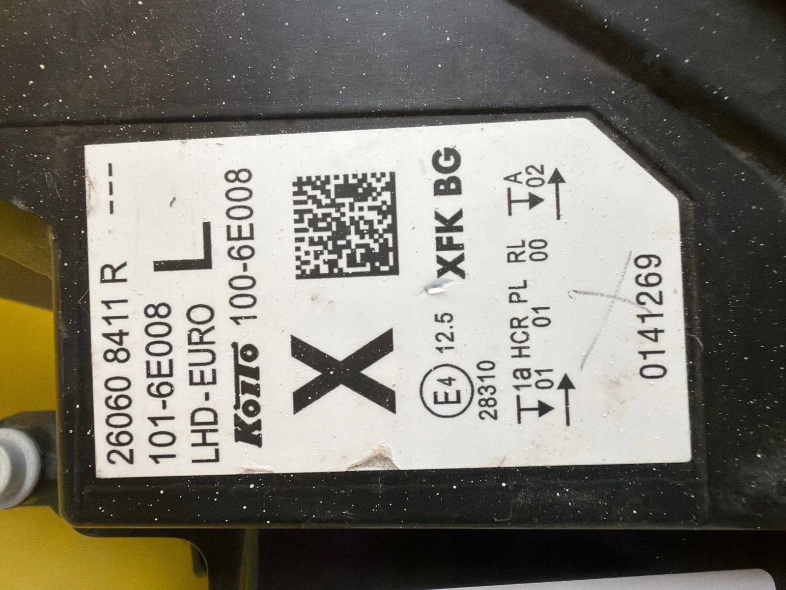 light left front Renault Kangoo III IV 2021- 260608411R