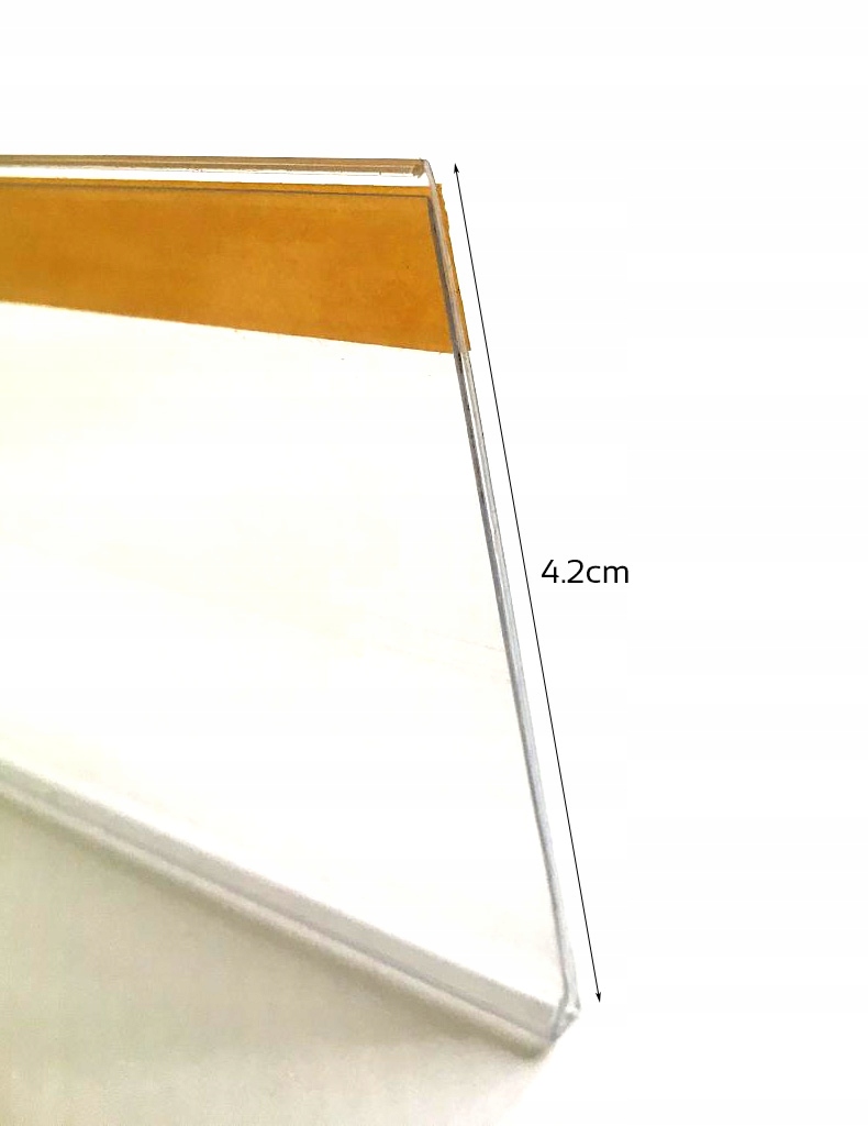 LISTWA CENOWA LISTWY NA REGAŁ SAMOPRZYLEPNE KOLOR 100 cm BIAŁA Stan opakowania oryginalne