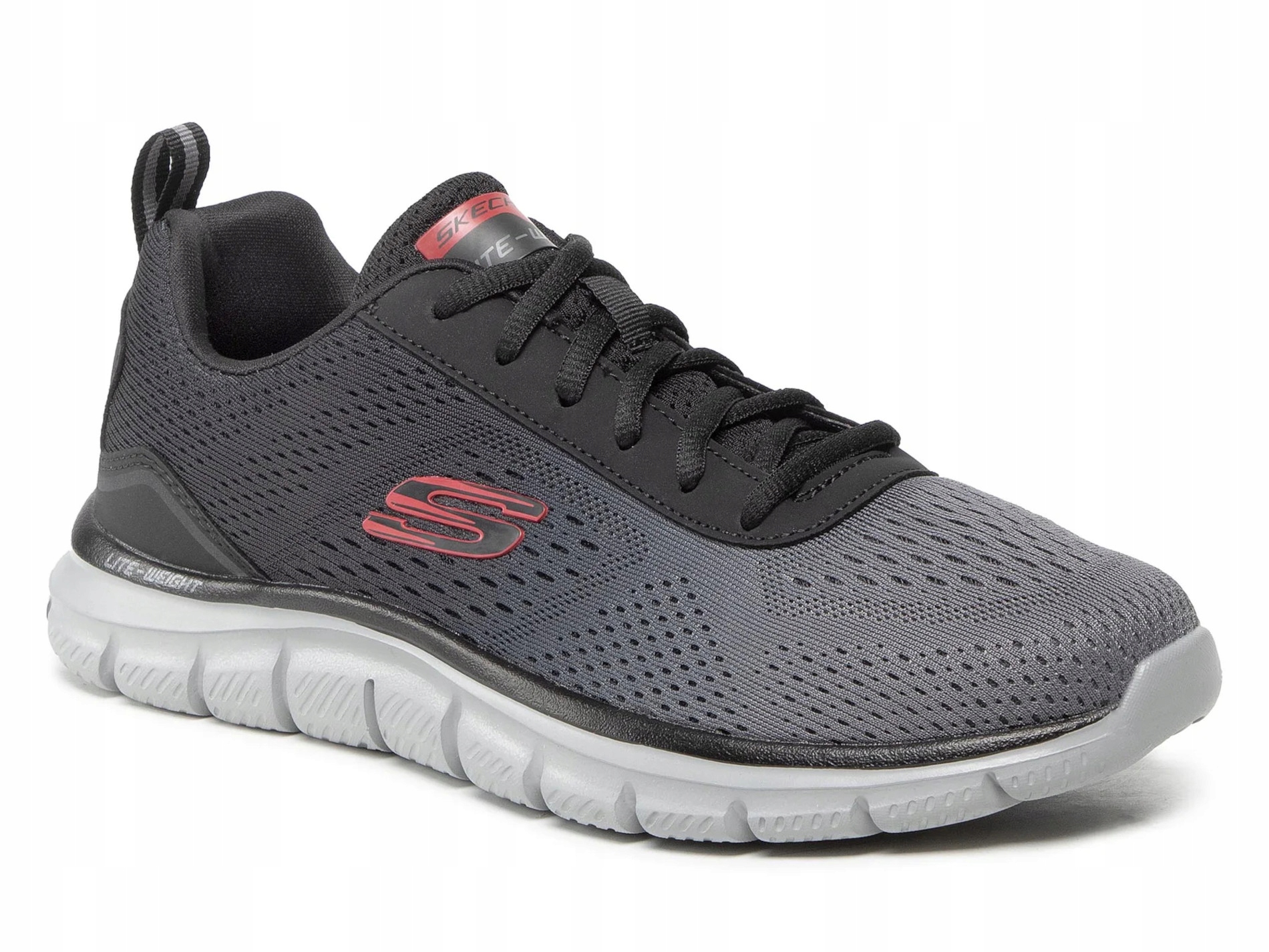 Pánské boty Skechers Track Ripkent 232399-BKCC sportovní černo-šedé 46