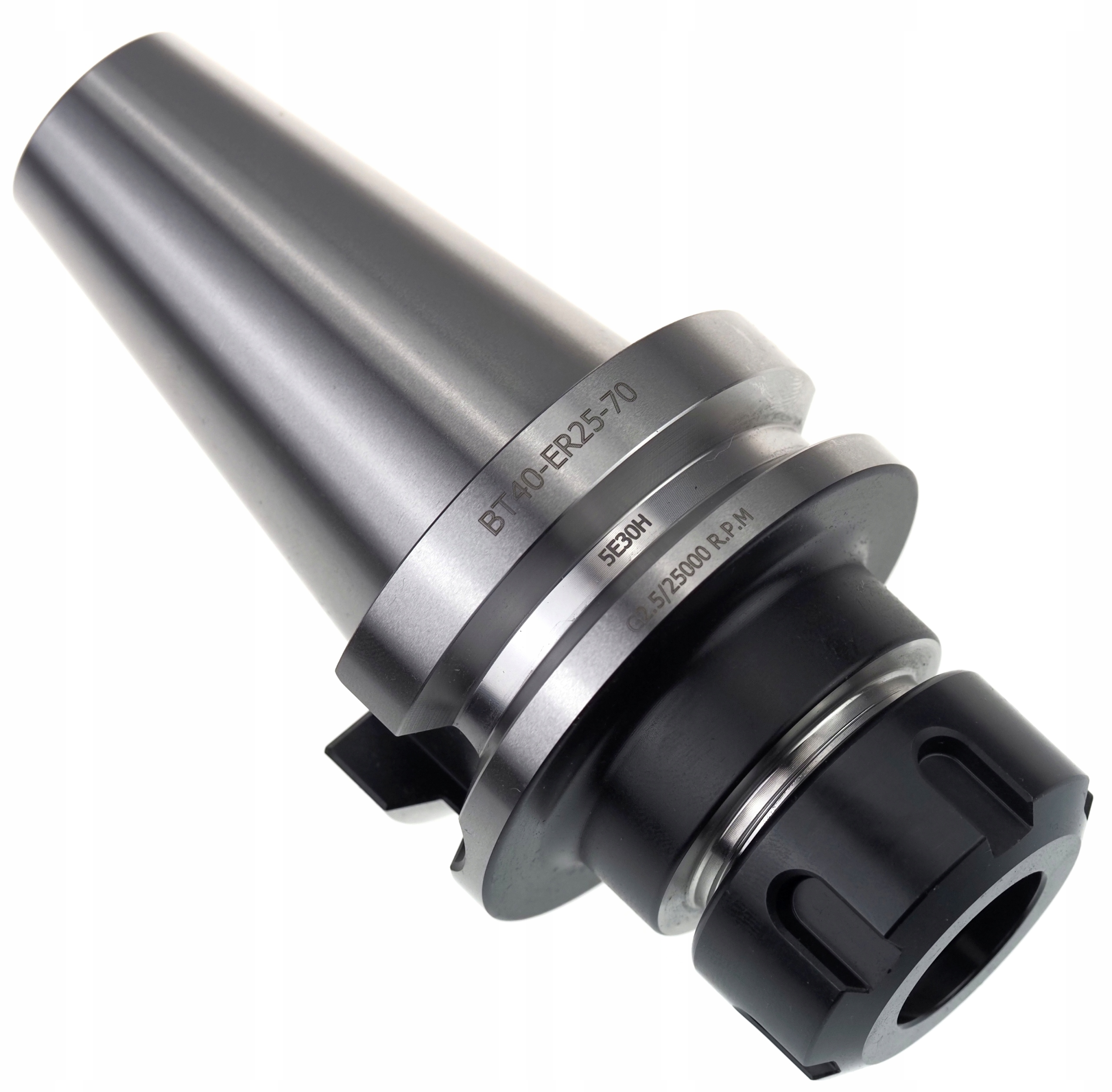 Upínací objímka pro pouzdra ER25 BT40 L70 Ad <= 0,003 mm G2.5/25000
