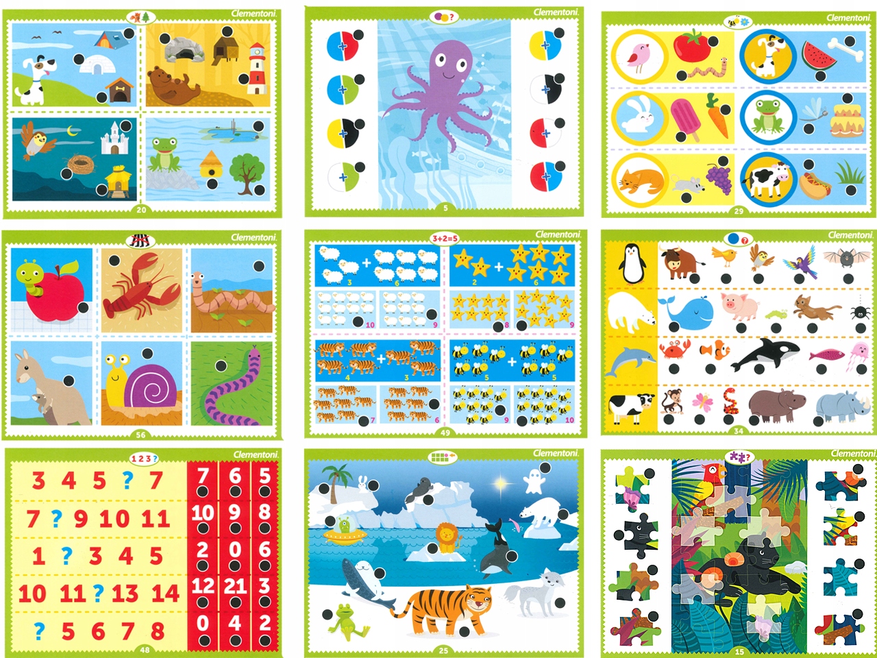 Clementoni MÓWIĄCE PIÓRO 500 Pytań ZWIERZĘTA 3+ Materiał karton inny