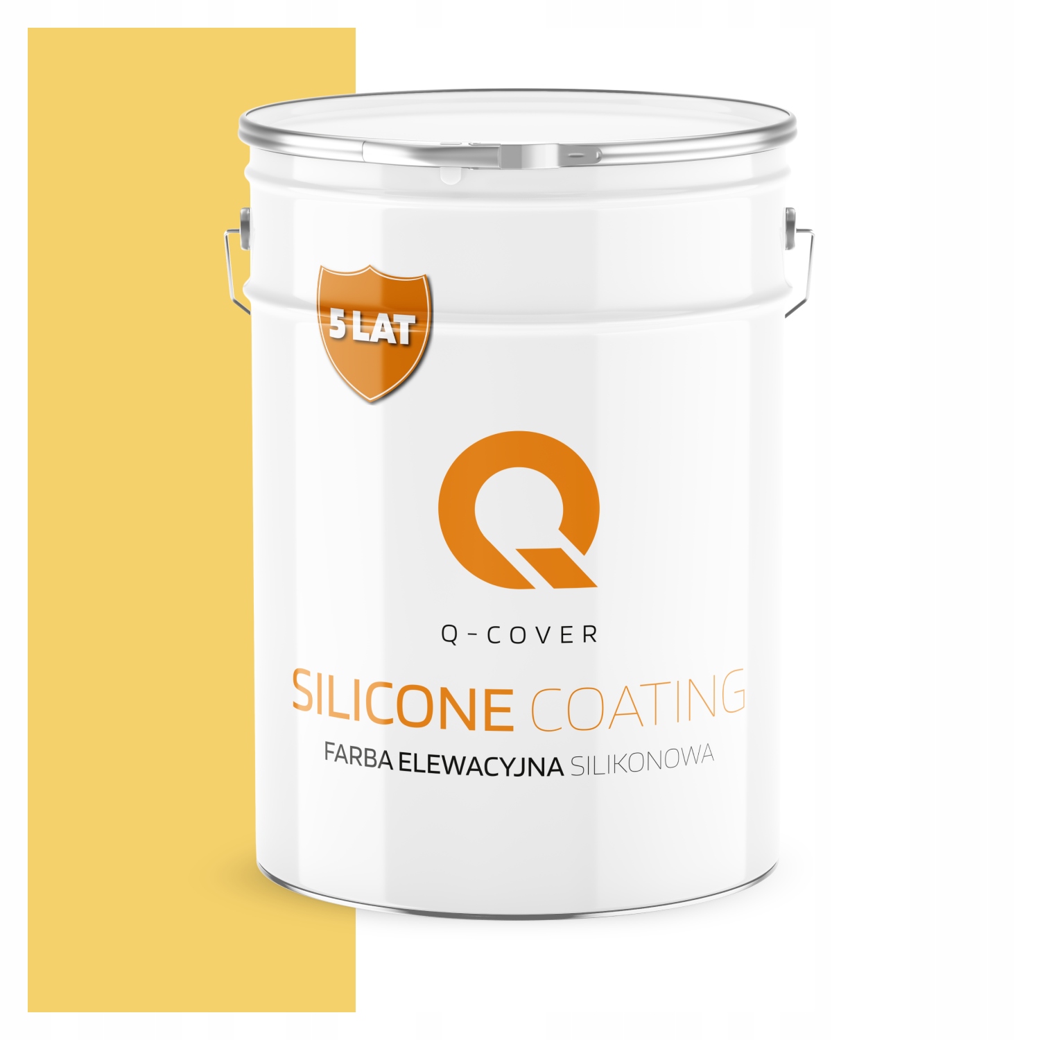 Fasádna Silikónová Fasádna Farba Žltá Citrónová F624 10L