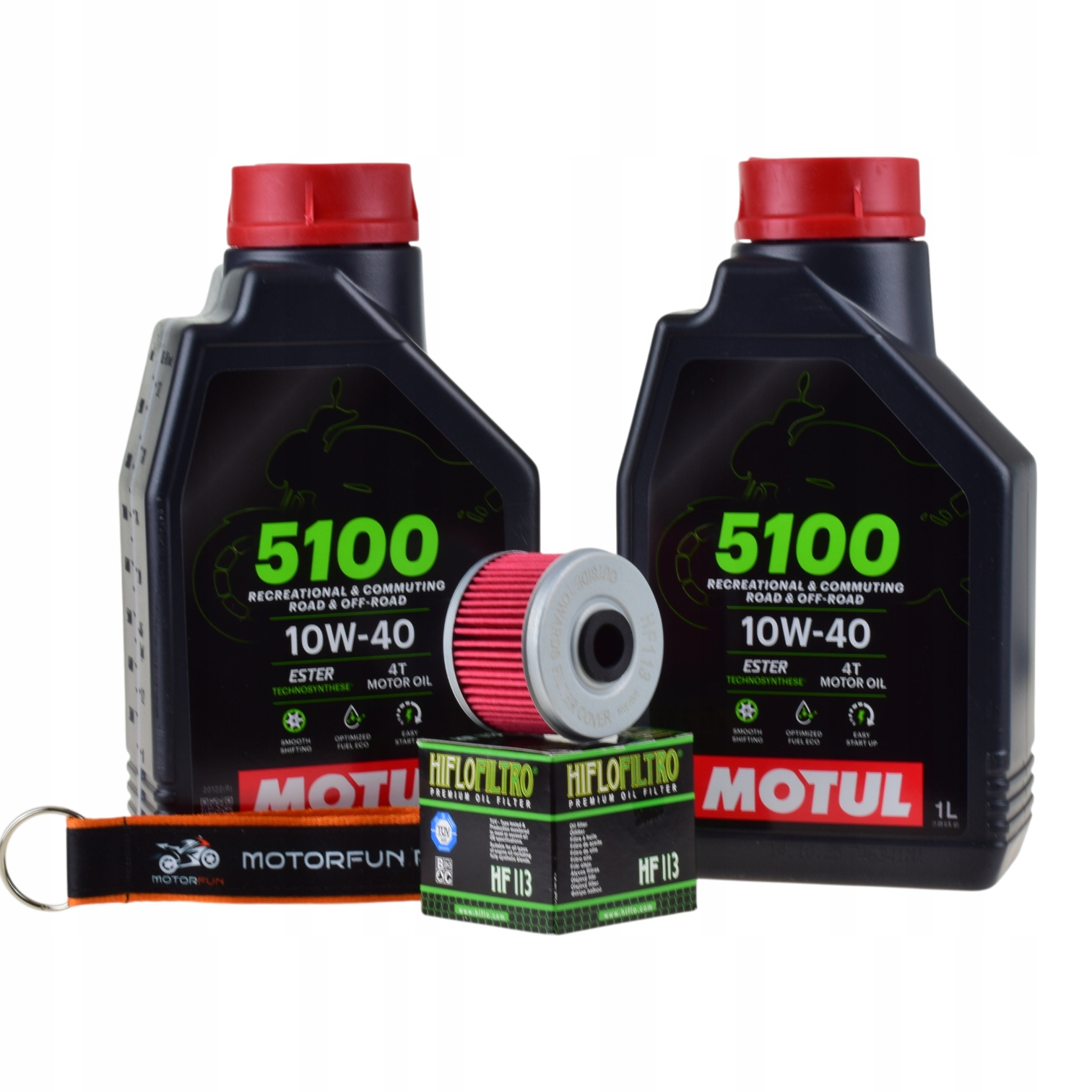 Filtr oleju olej Motul 5100 Honda Shadow 125 Varadero 125