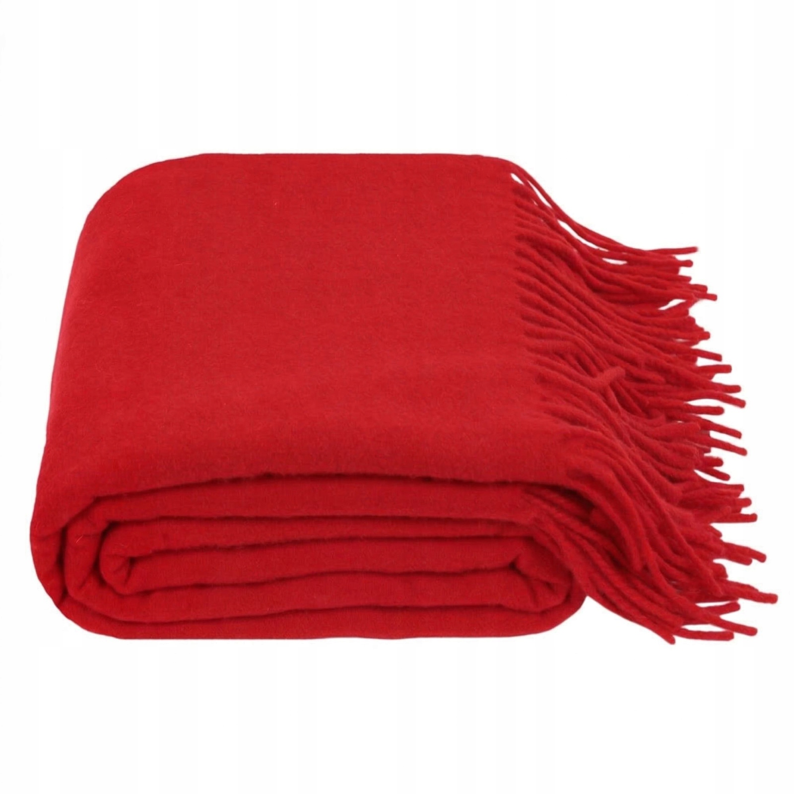 Vlněná deka Teplý Leon 100% Australská vlna Červená 140×200 cm