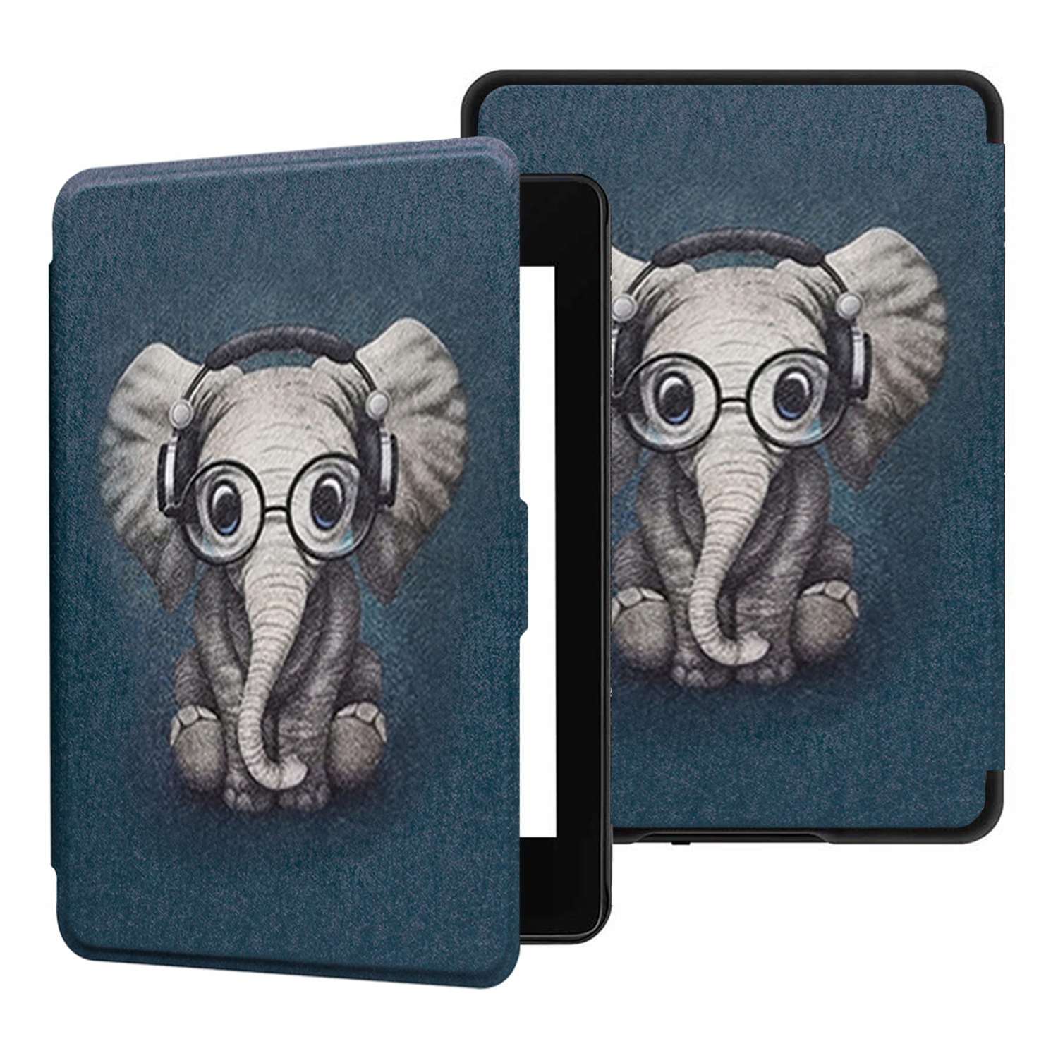 Pouzdro Grafické barevné pro Kindle Paperwhite 1/2/3 magnetické vzory x3