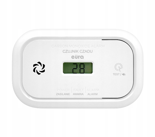 Czujnik czadu Eura-Tech Eura CD-71A2v6300/B LCD