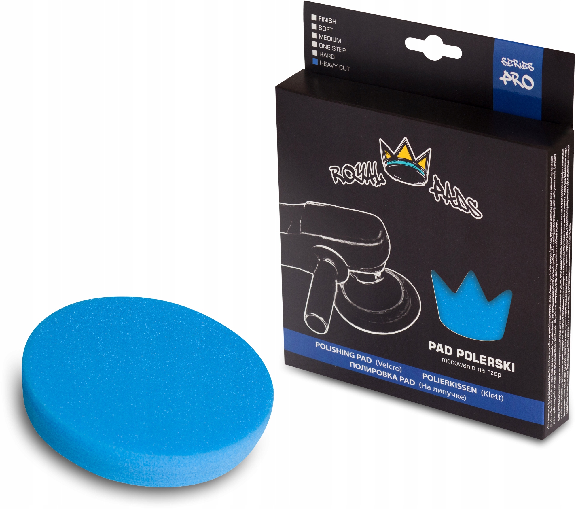 

Royal Pads Heavy Cut Pad Polishing 130mm Ścierna