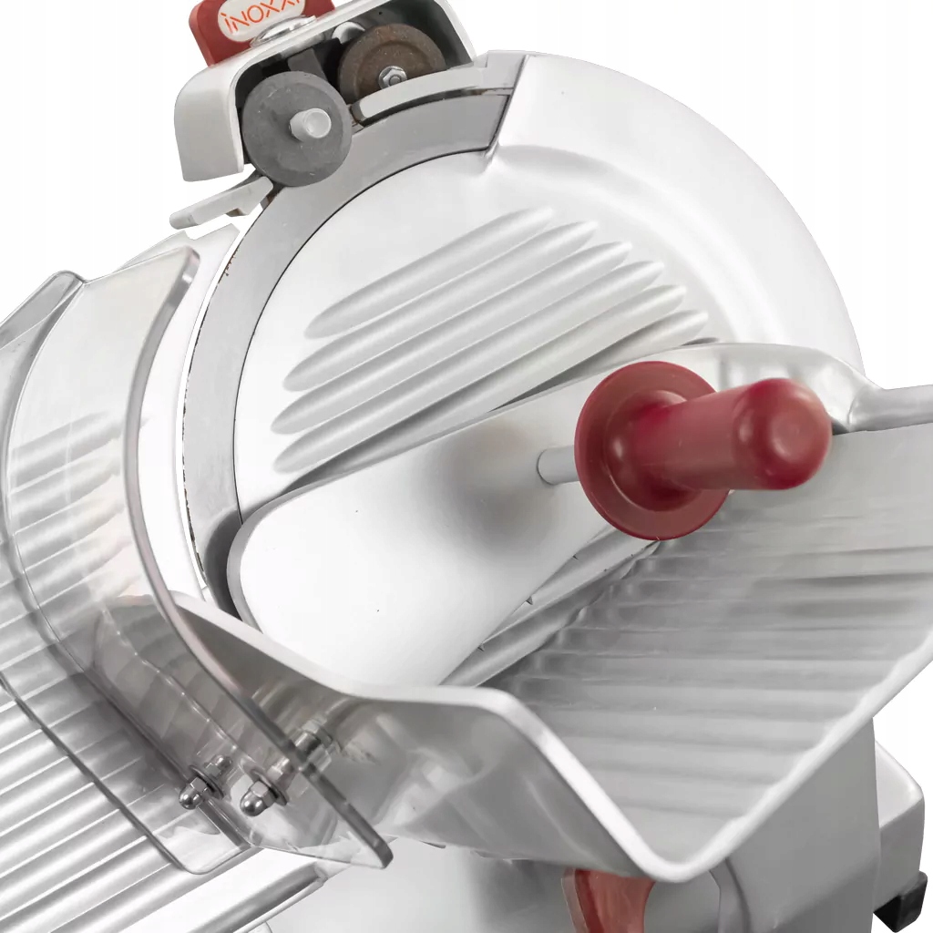 Krajalnica do wędlin sera pochylny nóż 30 cm 0-14mm stal INOXXI R300RB 2013 Model R300RB