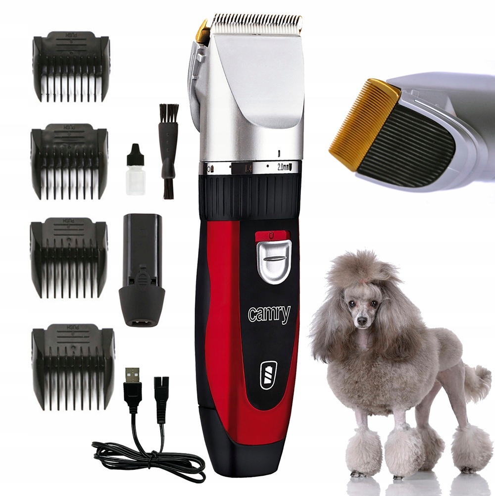 Levně Profesionální Stříhací Strojek Na Psy, Kočky A Jiná Zvířata, Tichý Camry