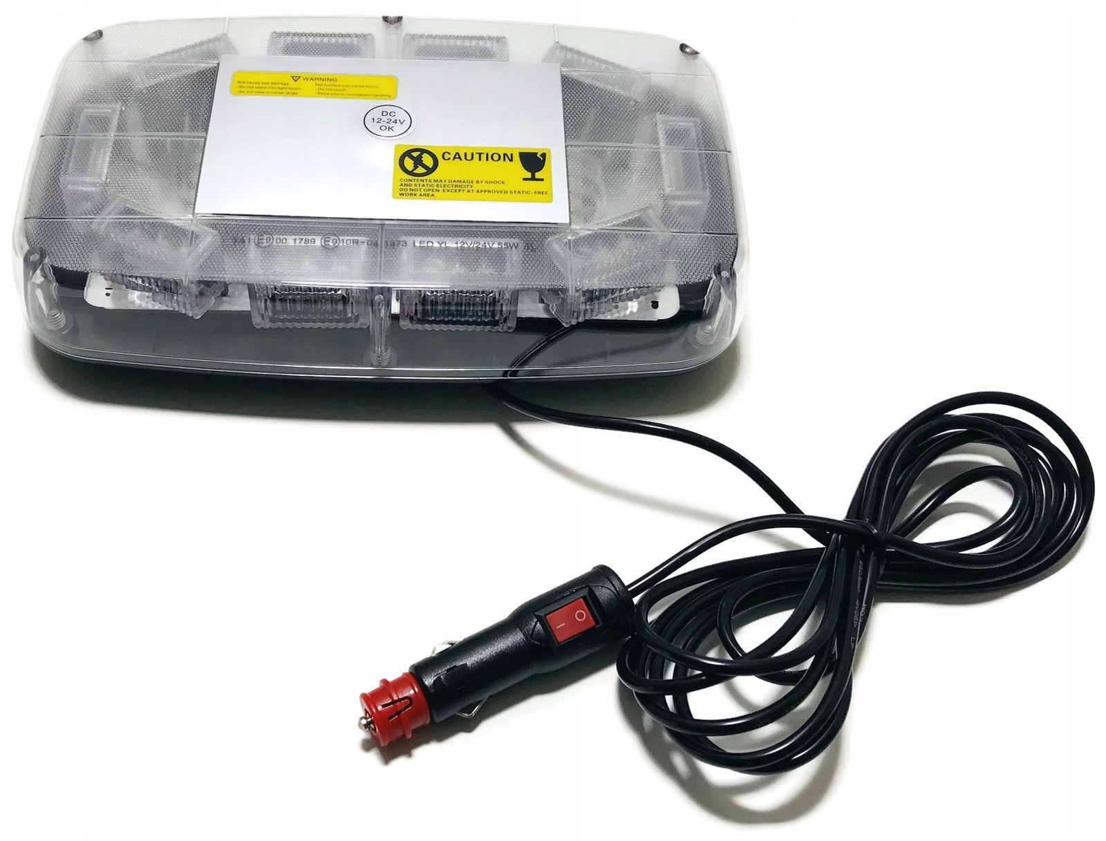 BELKA OSTRZEGAWCZA KOGUT STROBOSKOP 30 LED MAGNES Weight with packaging 1 3 kg