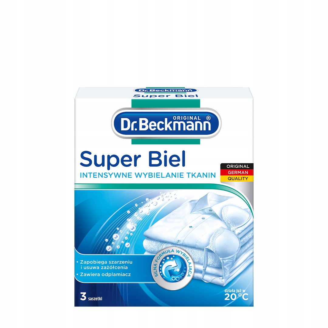 

Dr. Beckmann Biel 3 x 40 g wybielanie tkanin
