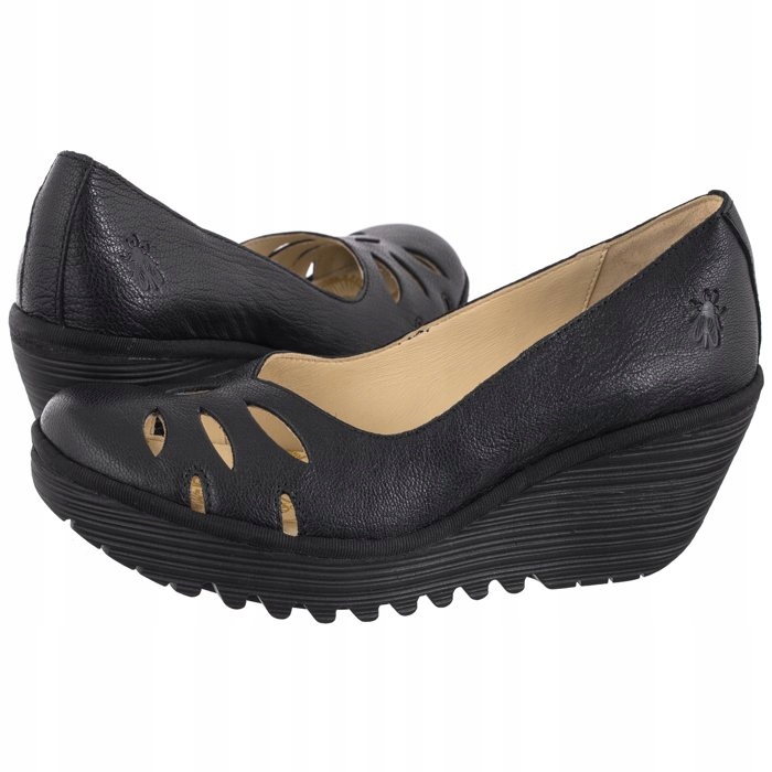 Dámské kožené kozačky Fly London Yubi Mousse Black, černé