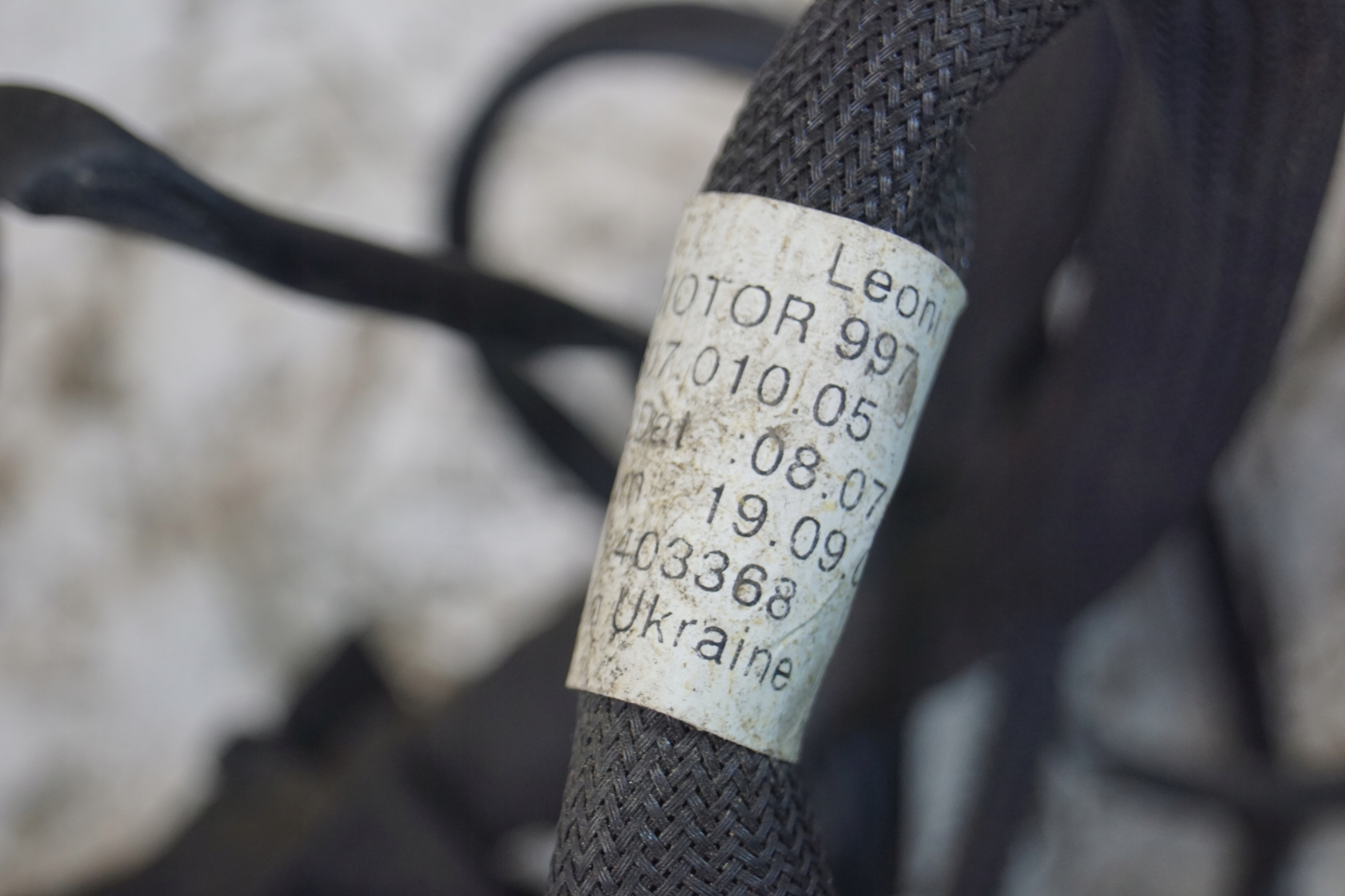 шланги проводка коса Двигателя PORSCHE 911 997 3.6 99760701005