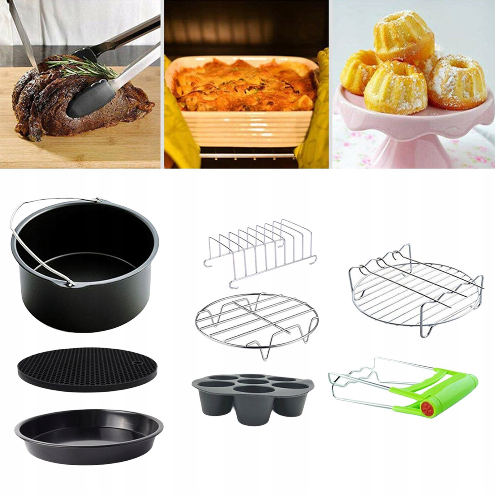 Zestaw 8 części do frytownicy 3,7 Qt, 8 Qt, 8 cali EAN (GTIN) 0792110306935