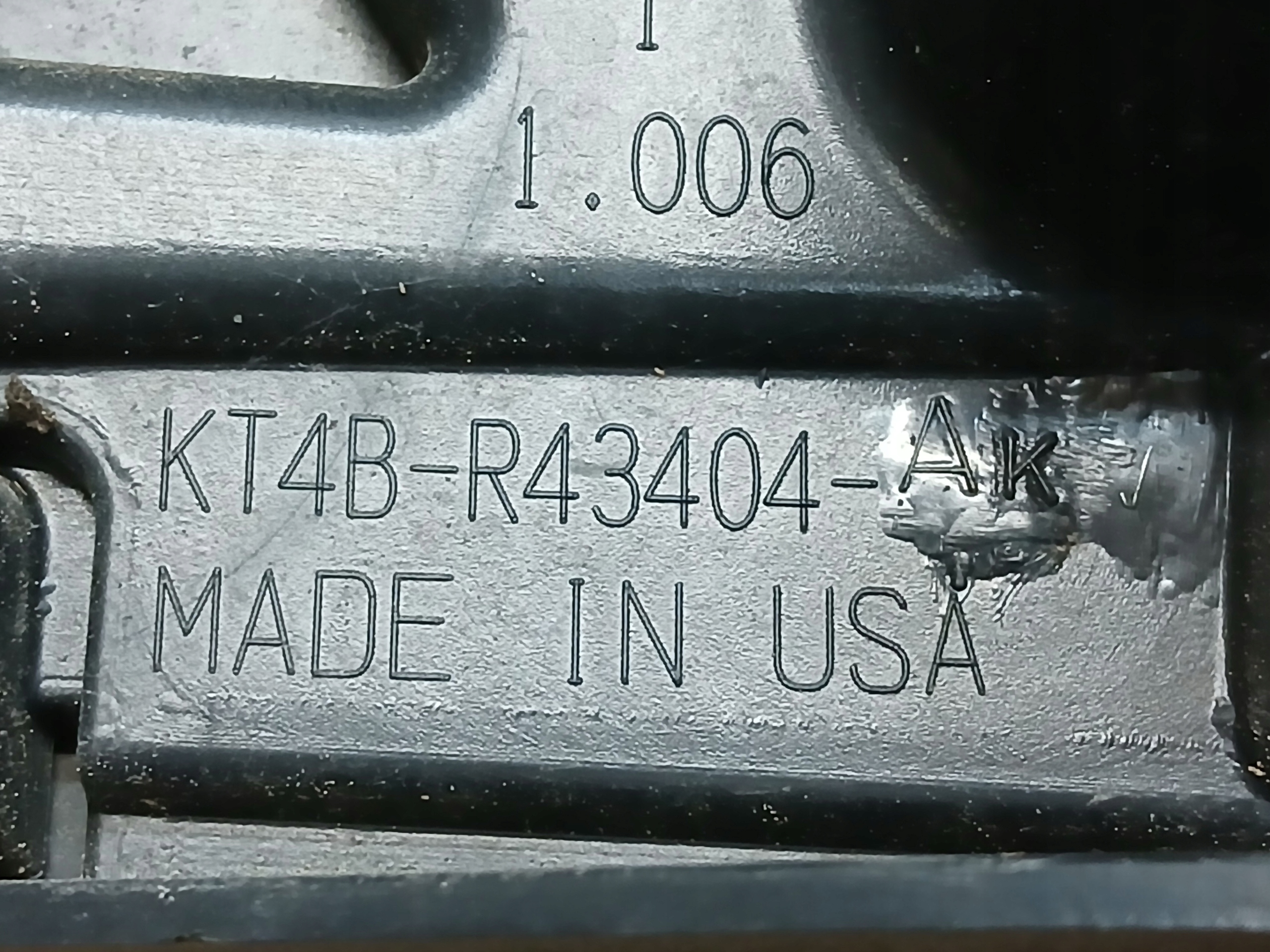 boot door cap cap FORD EDGE II 2 LIFT KT4B-R43404-AK