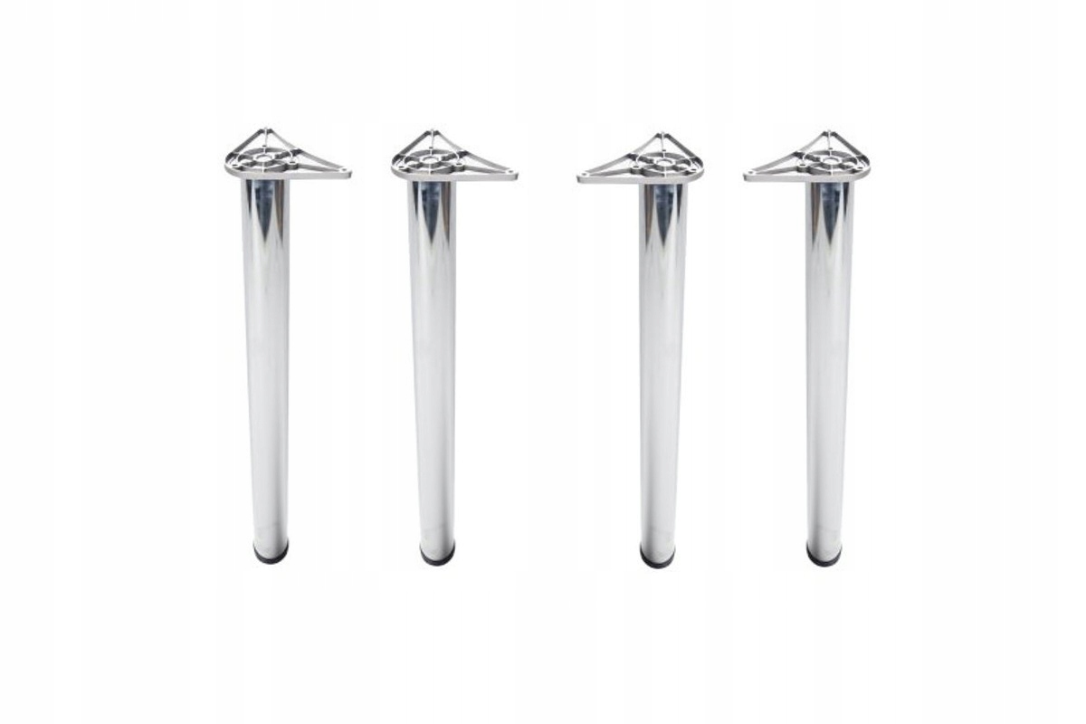 

Noga meblowa chrom 71cm do stołu blatu kuchni 4szt