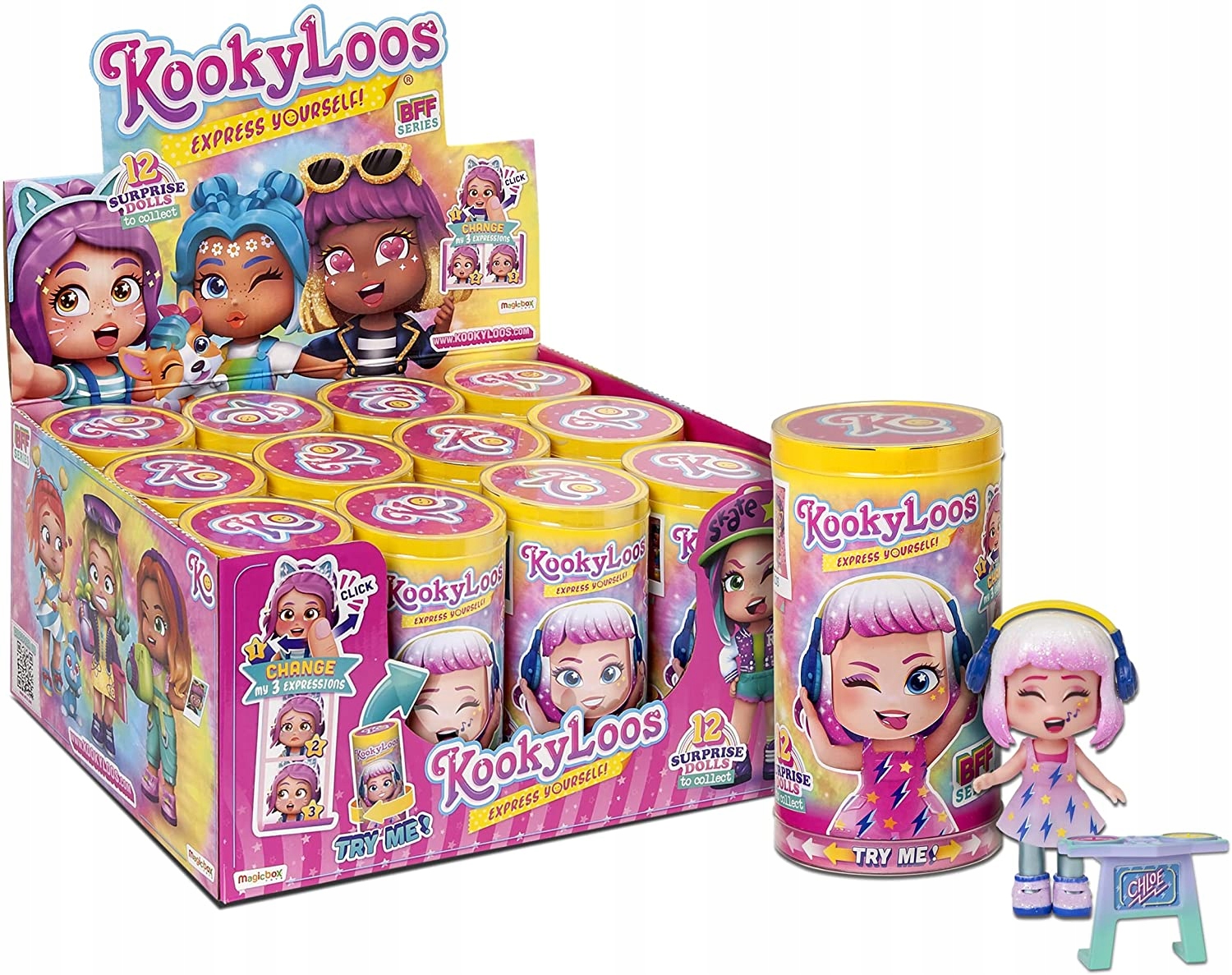 

Kookyloos Figurka Mini Laleczka Niespodzianka Bff
