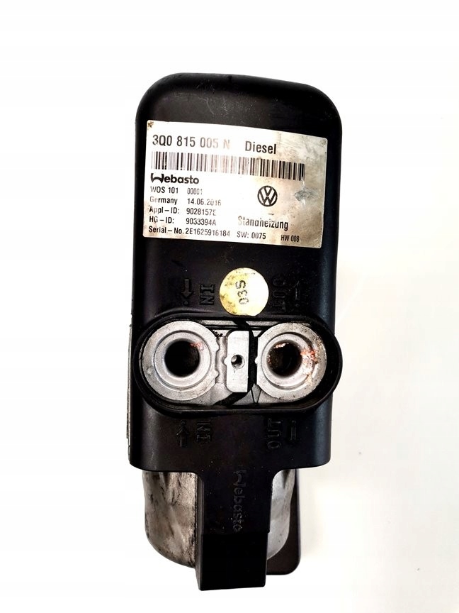 WEBASTO VOLKSWAGEN 3Q0815005N Jakość części (zgodnie z GVO) O - oryginał z logo producenta pojazdu (OE)