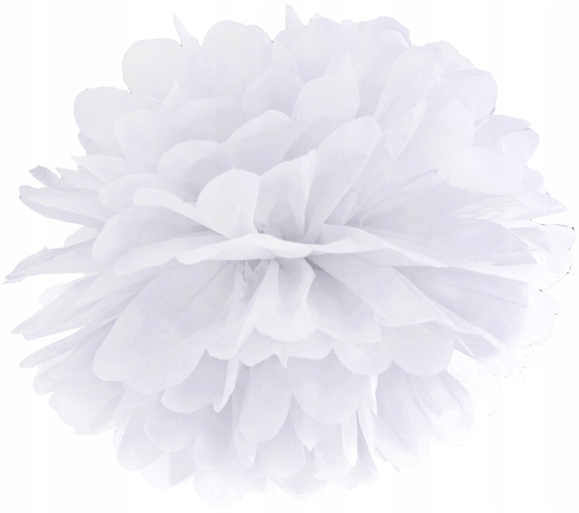 

Pompony Bibułowe Dekoracja 35CM Ślub URODZINY-9199