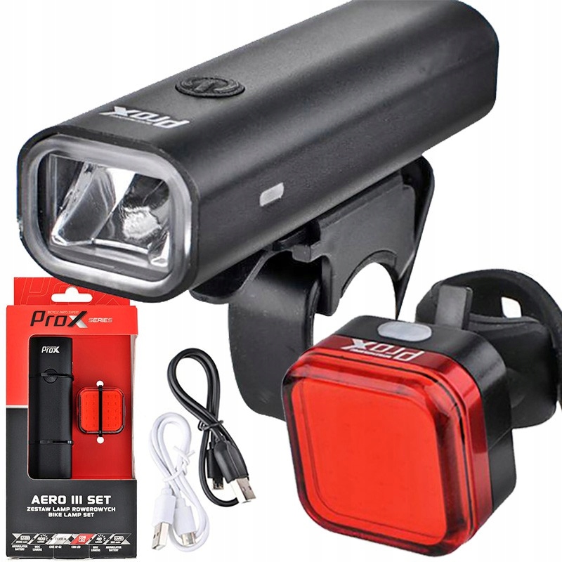 Lampa P+t Komplet /akumulator/ Prox Aero III Set 400LM Apus 30LM Usb