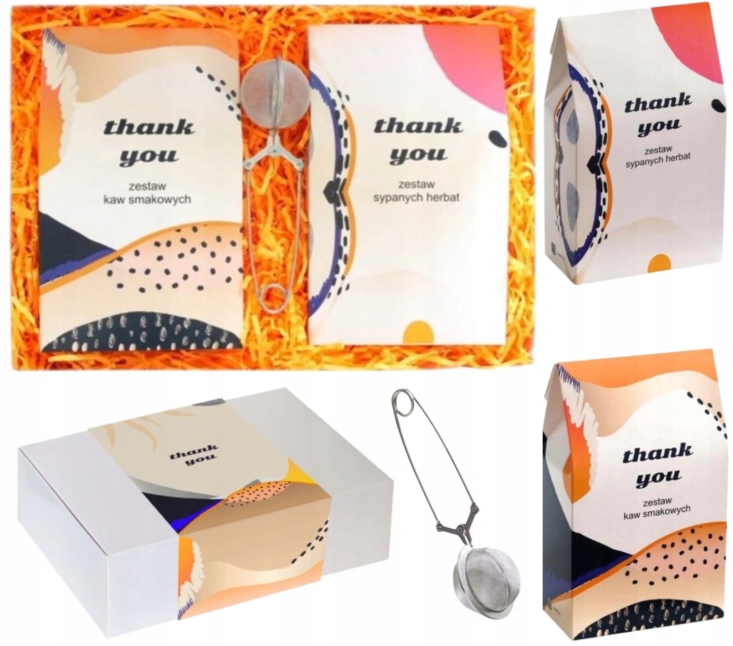 Zestaw Prezentowy "thank You" Podziękowanie Dla Kobiety Faceta Niej Niego