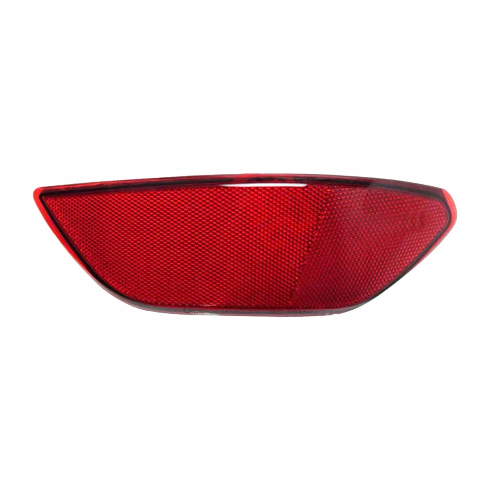 Red left rear bumper reflector