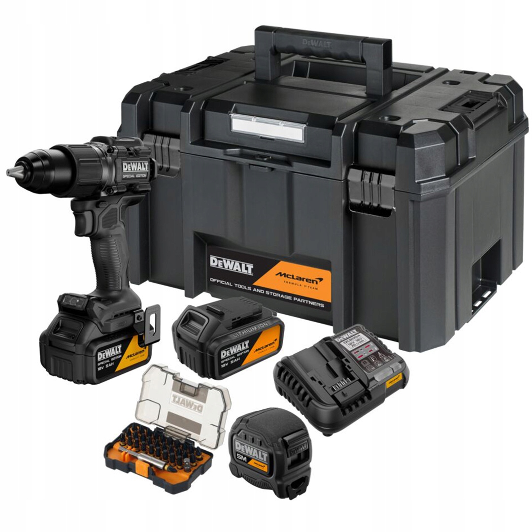 Aku Vrtačka DeWALT DCD86MP2KT-QW 2x5Ah McLaren kufr