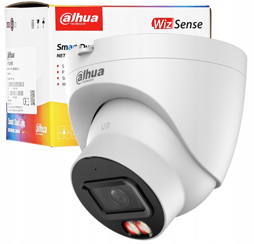 12Mpx Ip kamera IPC-HDW21249T-S-IL-0280B Dahua Dual Light Smd Plus