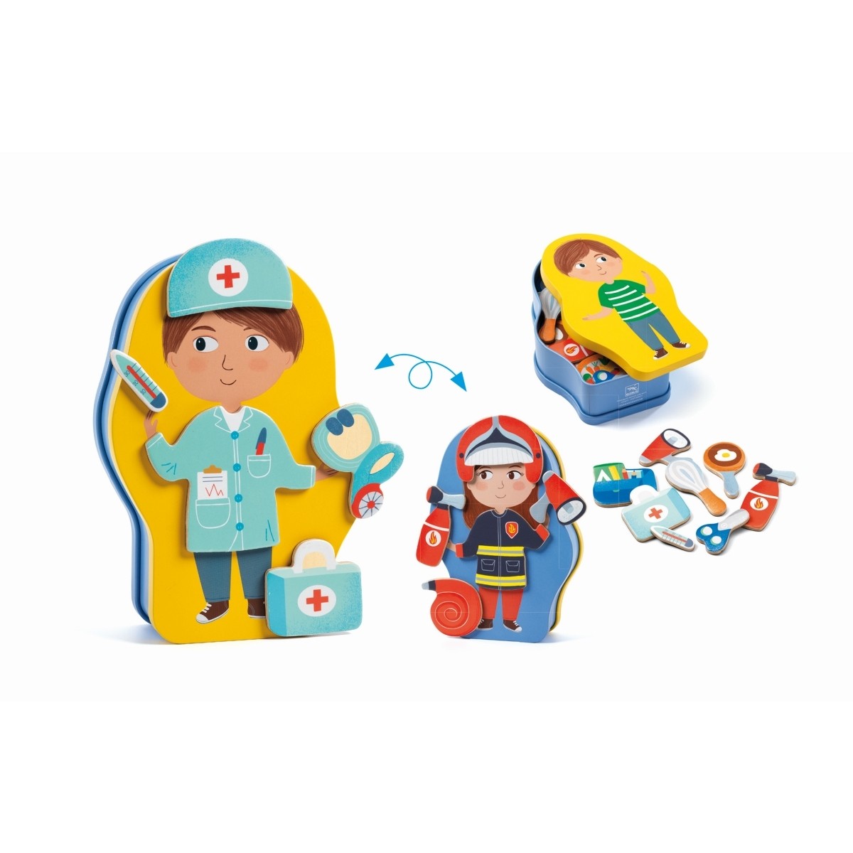 

Magnetyczna układanka puzzle zawody Djeco magnesy