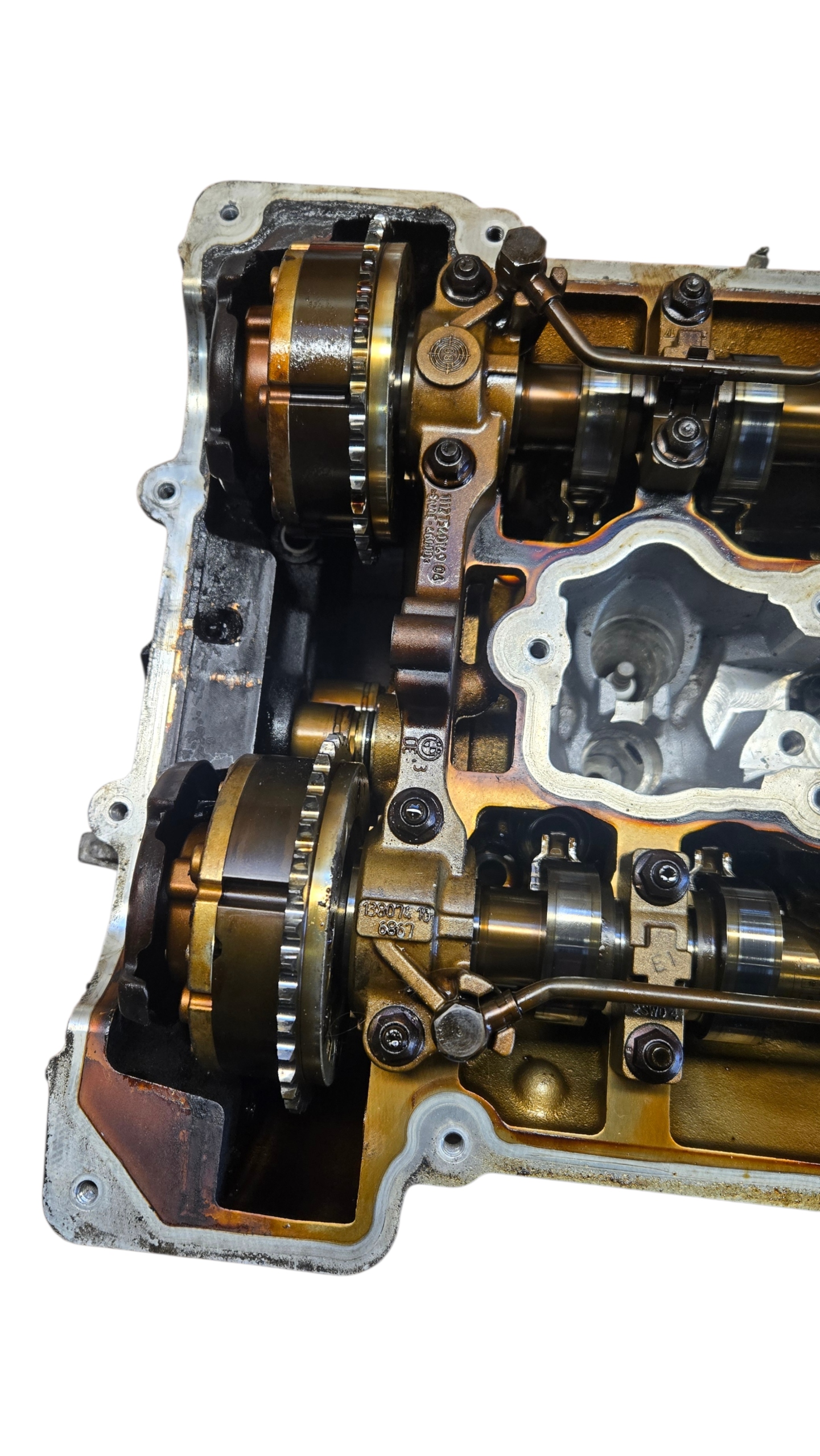 BMW E81 E87 E88 E90 E60 E61 1.8i 2.0i N43 TESTATA ALBERI A CAMME completa 7559168