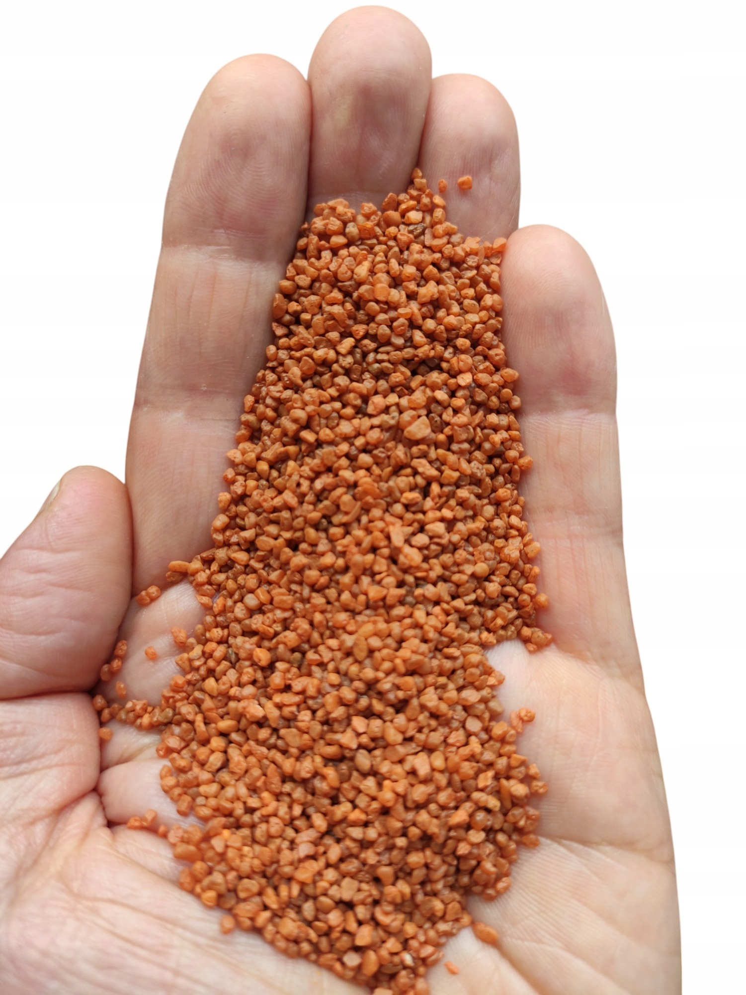 Svetlohnedý Tehlový Piesok Ozdobný Piesok V Pohári 0,8-1,2 MM 0,5 Kg