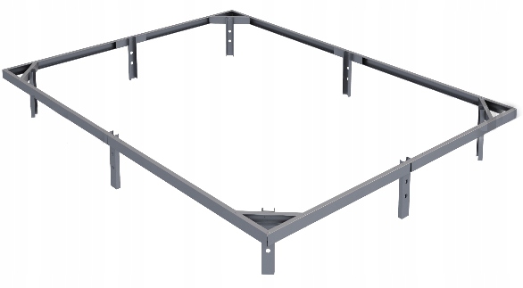 Duży Fundament pod szklarnię 3x12 ocynkowany metal