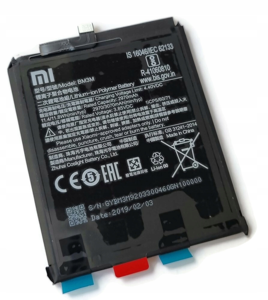 Org Nová originální akumulátor pro Xiaomi Mi9 Se Mi 9 Se (BM3M)