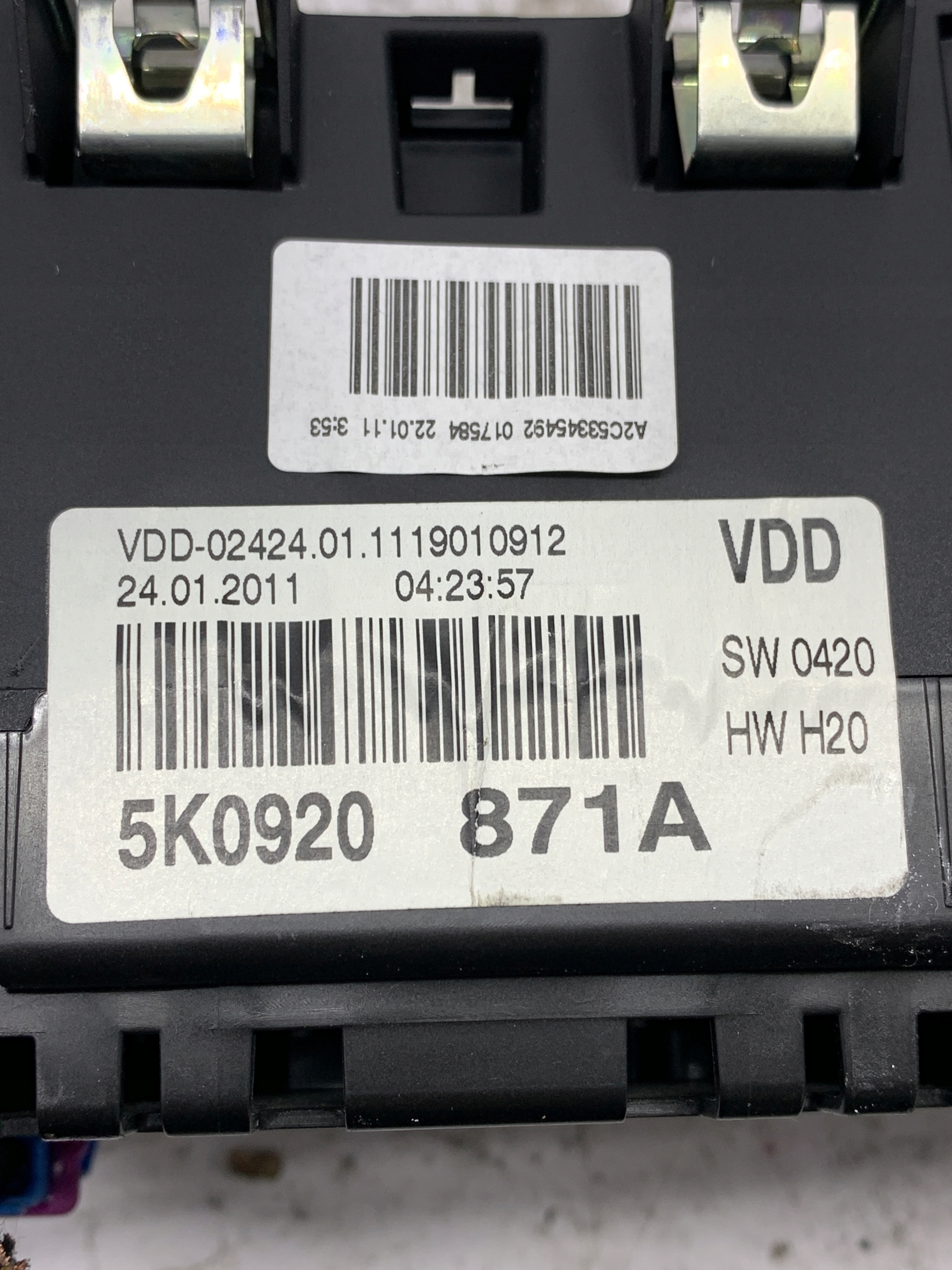 dials dials 5K0920871A VW GOLF VI (2008-2013) 2.0TDI