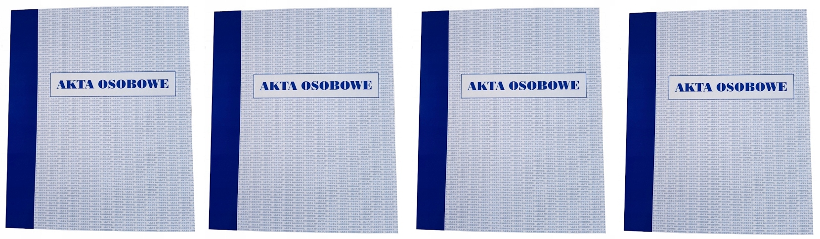 Segregator na akta osobowe do przechowywania akt File A4 30 mm ABCDE x 4