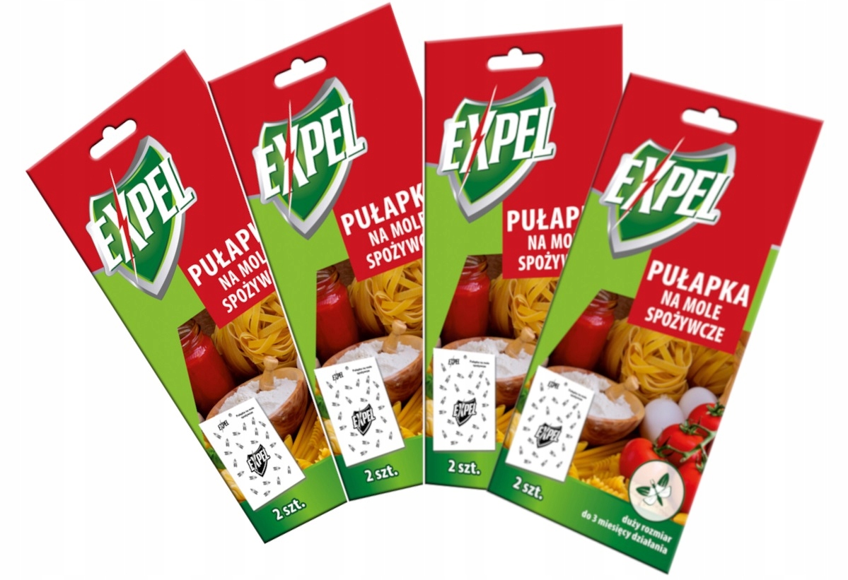 

4x Expel pułapka na Mole spożywcze kuchenne 2szt