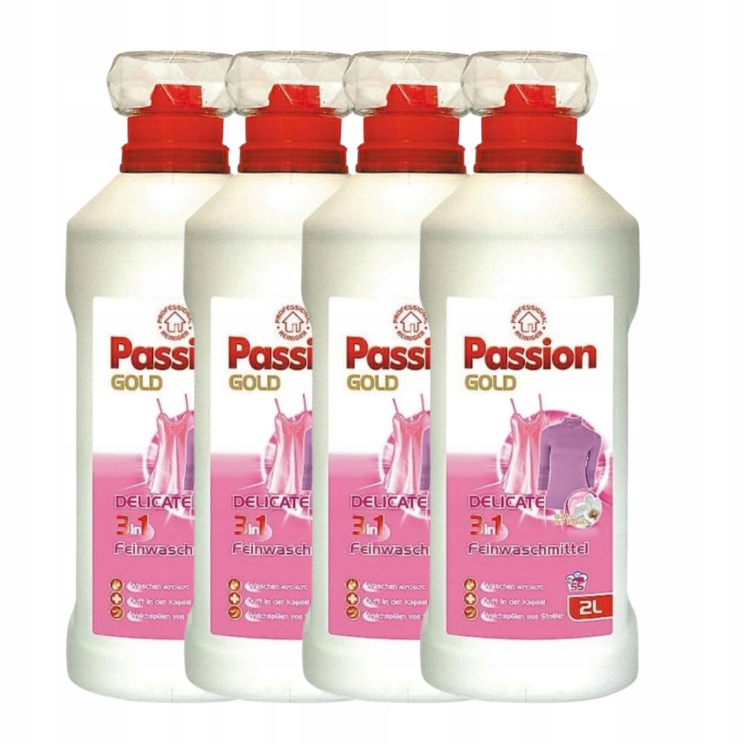 

Zestaw Niemiecki Żel Passion Gold Delicate 2L x4