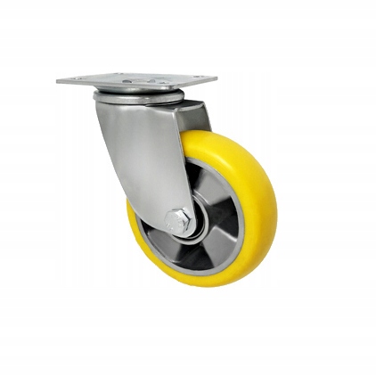 Hliníkovo-polyuretanové kolo, otočné pouzdro S125