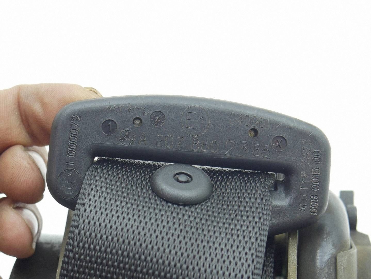 seat belt right left rear part rear MERCEDES E W207 A2078602385